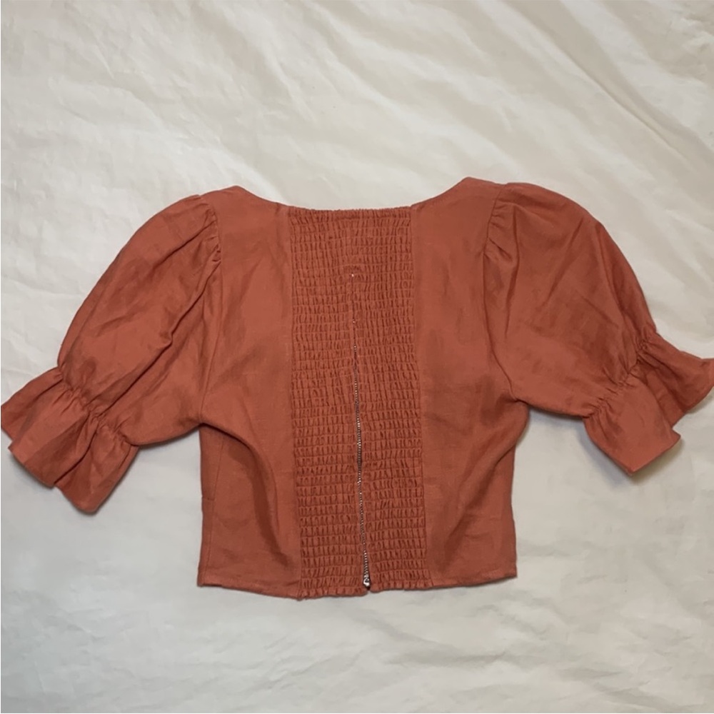 Reformation Rust Crop Top - Picture 2 of 3